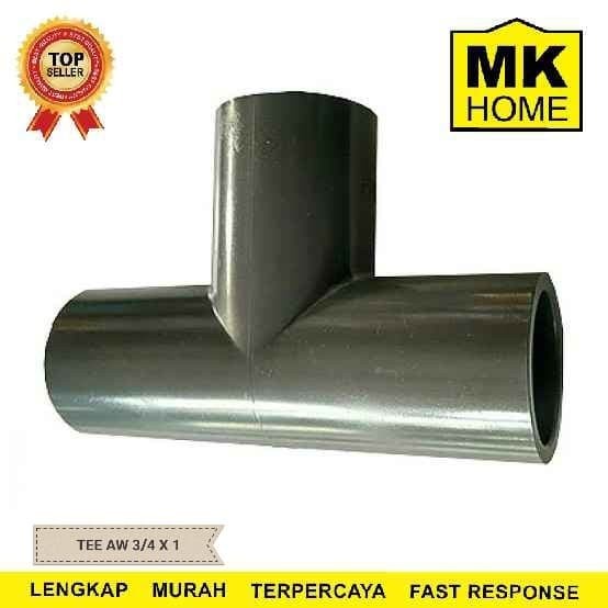 Jual Fitting Sambungan Pipa Pvc Rucika Tee Aw 3 4 X 1 Inch Shopee