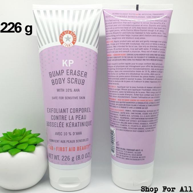 Jual FIRST AID BEAUTY (FAB) KP Bump Eraser Body Scrub 226 g / 8 oz