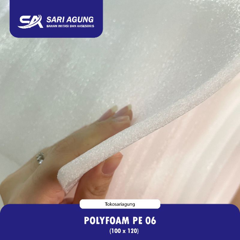 Jual BUSA POLYFOAM PE 5mm 6mm 8mm (METER) FOAM SHEET BUSA LAPIS PACKING ...