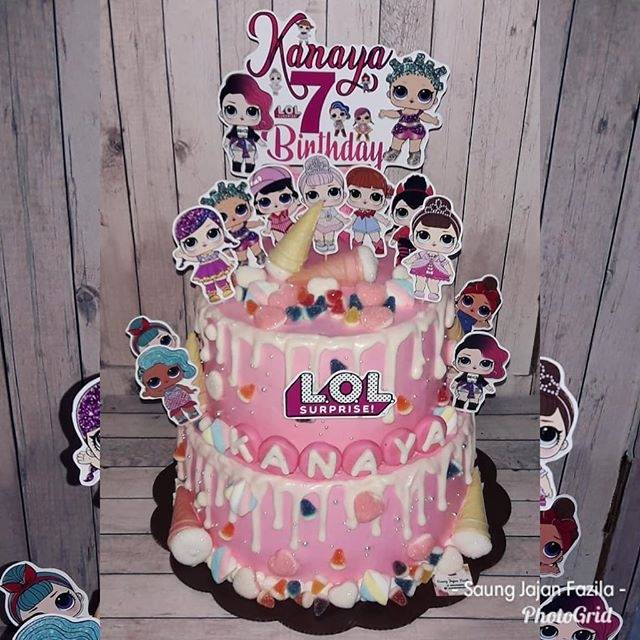 Jual Kue ulang tahun cake tart L.O.L Surprise lol surprise littke pony