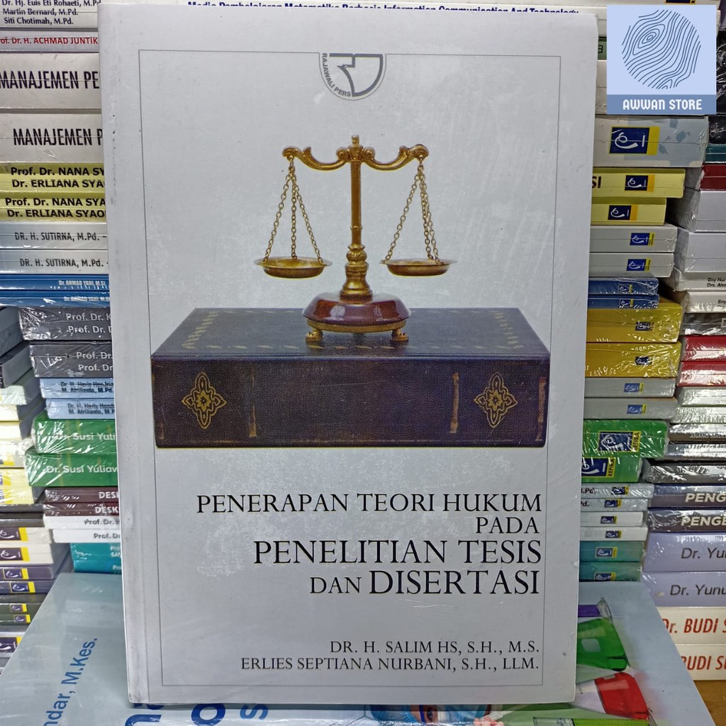 Jual Penerapan Teori Hukum Pada Penelitian Tesis Disertasi Buku 1 Oleh ...