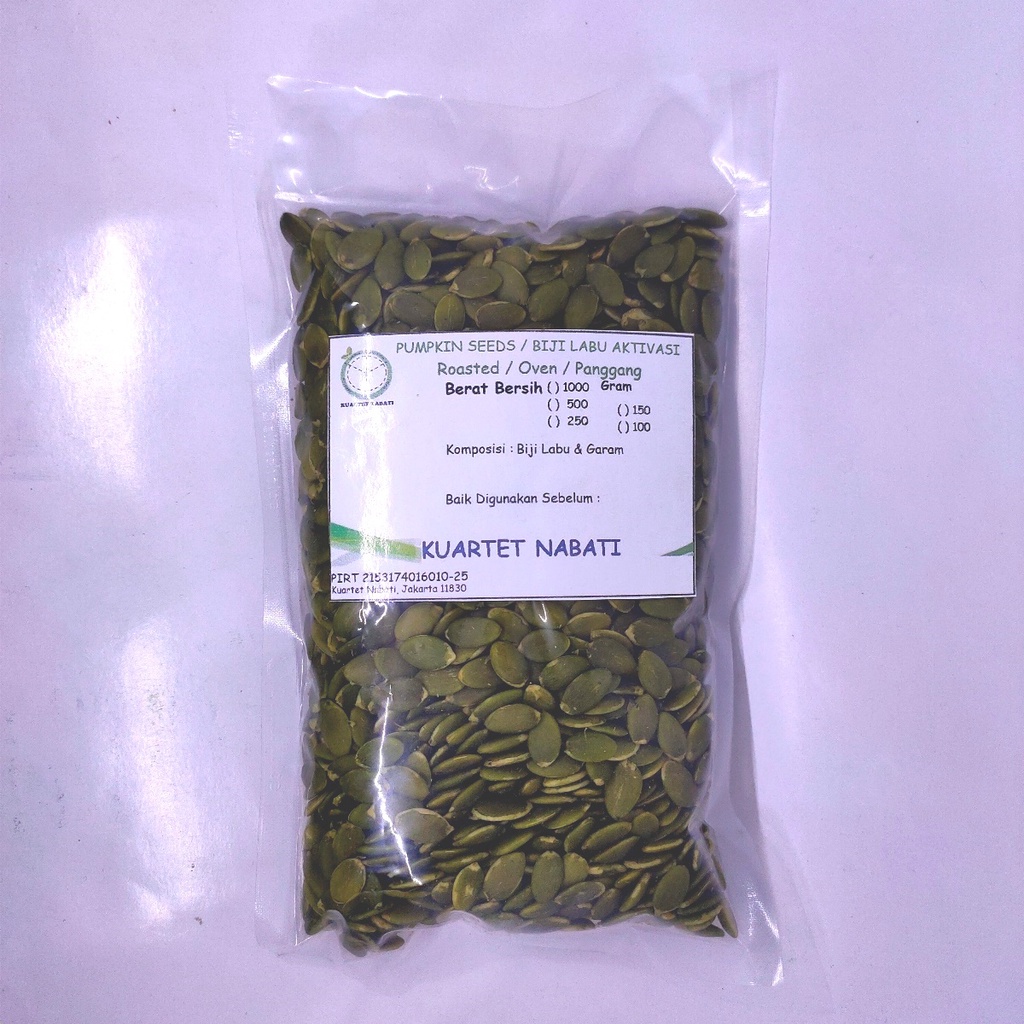 Jual 1000gr Activated Pumpkin Seeds - Aktivasi Biji Labu - Matang ...