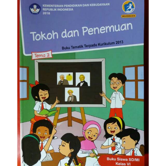 Jual Buku Tematik Kelas 6 Tema 3 " TOKOH DAN PENEMUANNYA " | Shopee ...