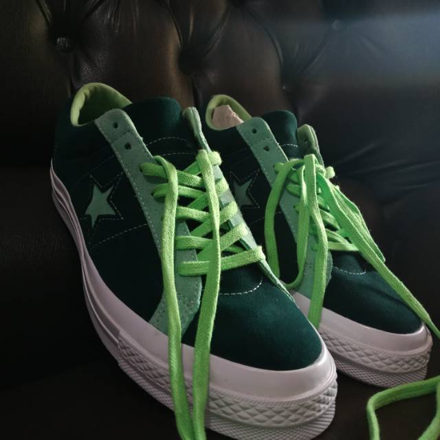 Converse one star carnival green store