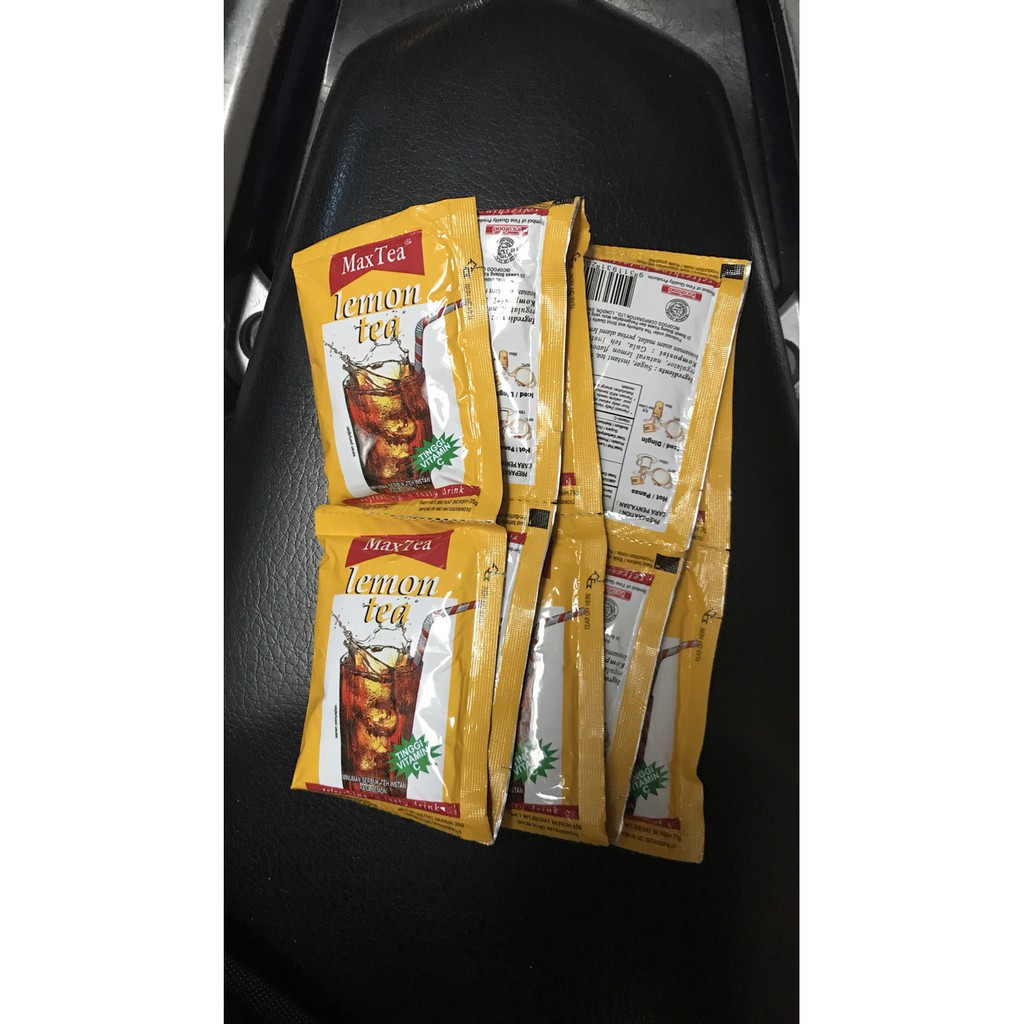 Jual Maxtea Lemon Tea 1 Renceng 10 Sachet Pcs 25g 25gr Pak Dus Max Tea ...