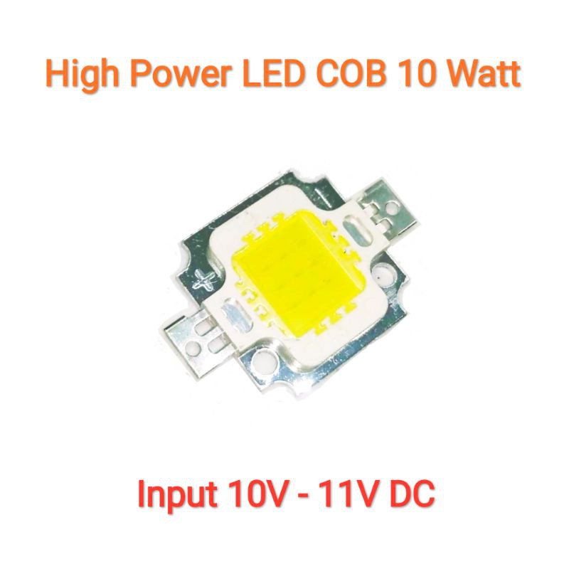 Jual Modul High Power LED COB 10W HPL 10V - 11V Lampu Sorot 10 Watt DIY ...
