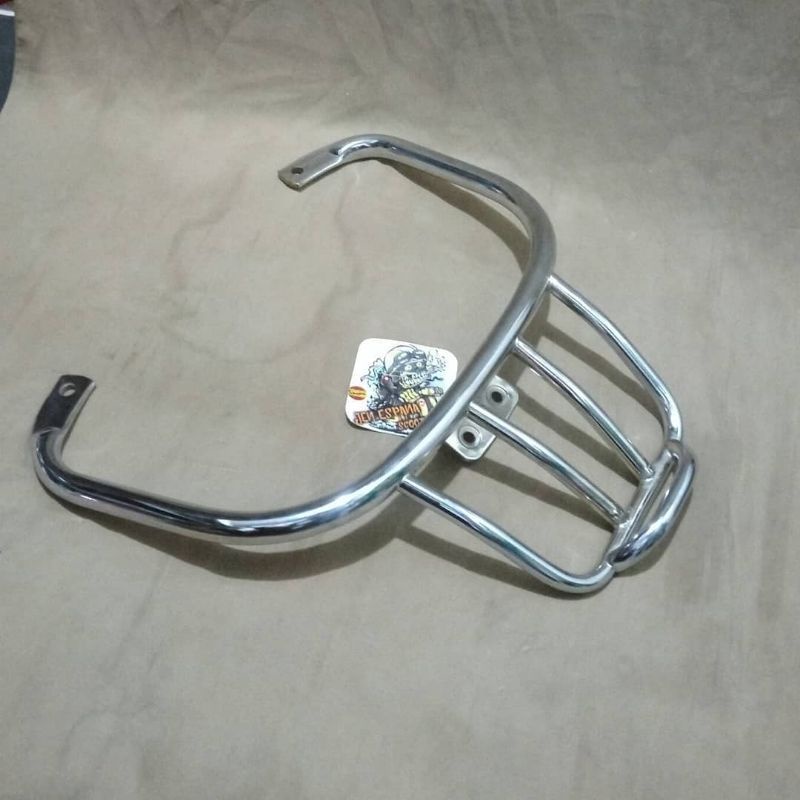 Jual aksesoris vespa matic rear rack vespa Lx 2v 3v iget play and plug ...