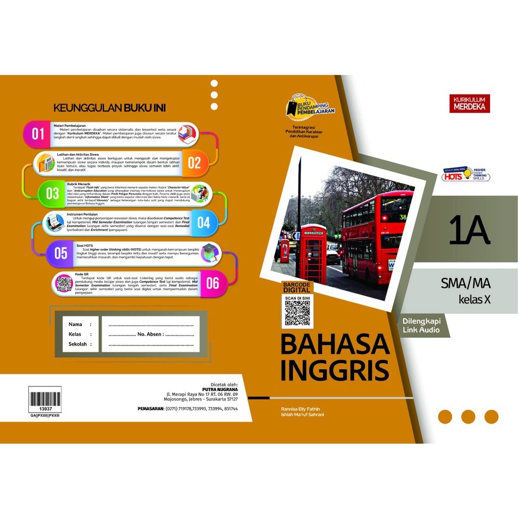 Jual Buku LKS Bahasa Inggris _ SMA Kelas 10 _ Ganjil K Merdeka | Shopee ...