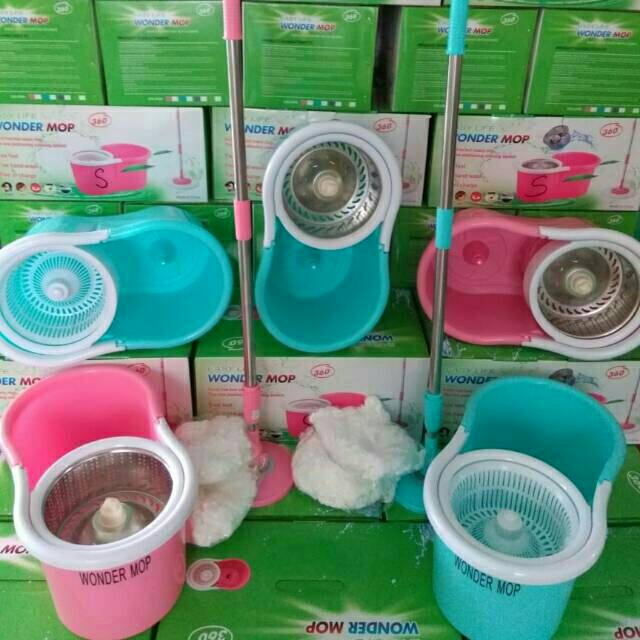 Jual Alat Pel Lantai Spin Mop Kualitas Super Tebal Floor Sanitizer