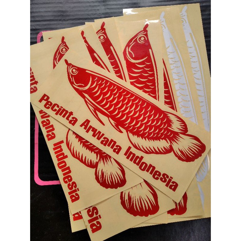 Jual Sticker ikan arwana indonesia | Shopee Indonesia