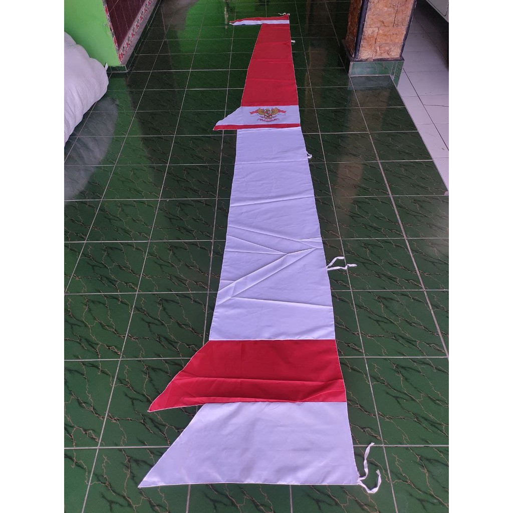 Jual Umbul Umbul Layur Merah Putih Meter Layur Lurus Bendera Umbul Umbul Warna Warni Garuda