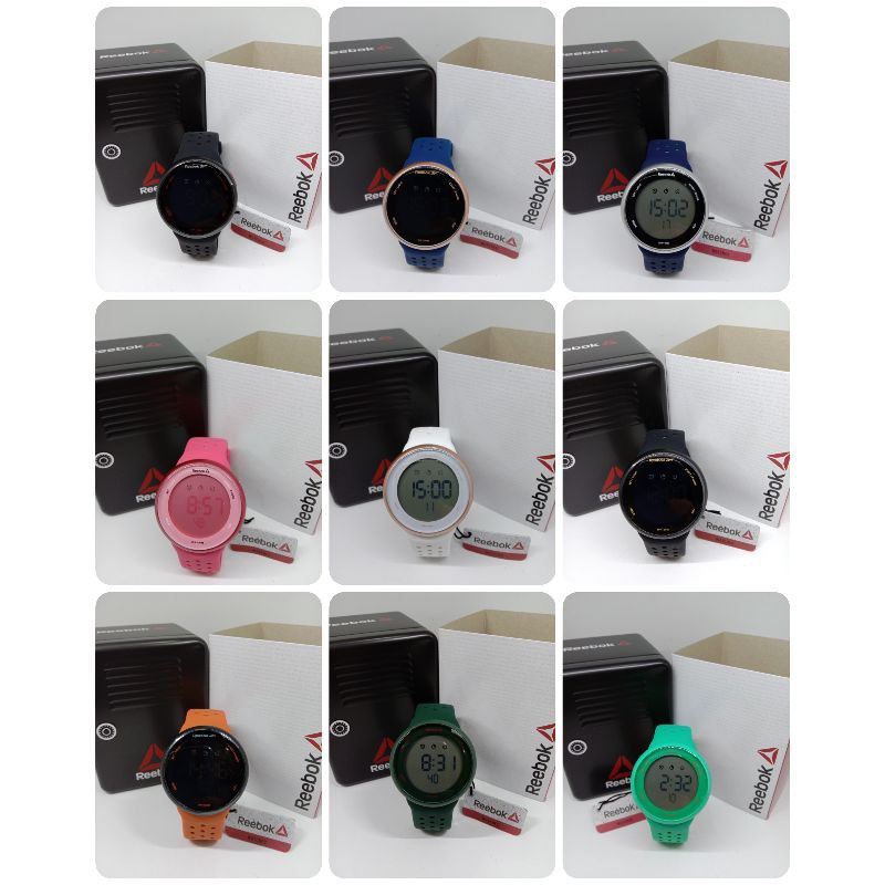 Jual Jam Tangan Unisex Reebok RD-ELE-G9 Tali Karet Garansi Resmi Mesin ...