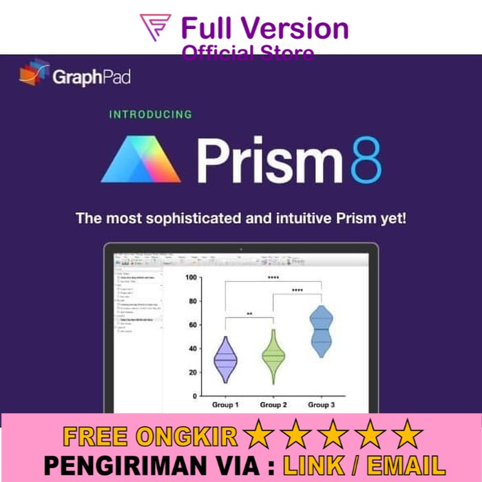 Jual Graphpad Prism 9 Pro Terbaru Aplikasi Pembuat Data Grafik Dan