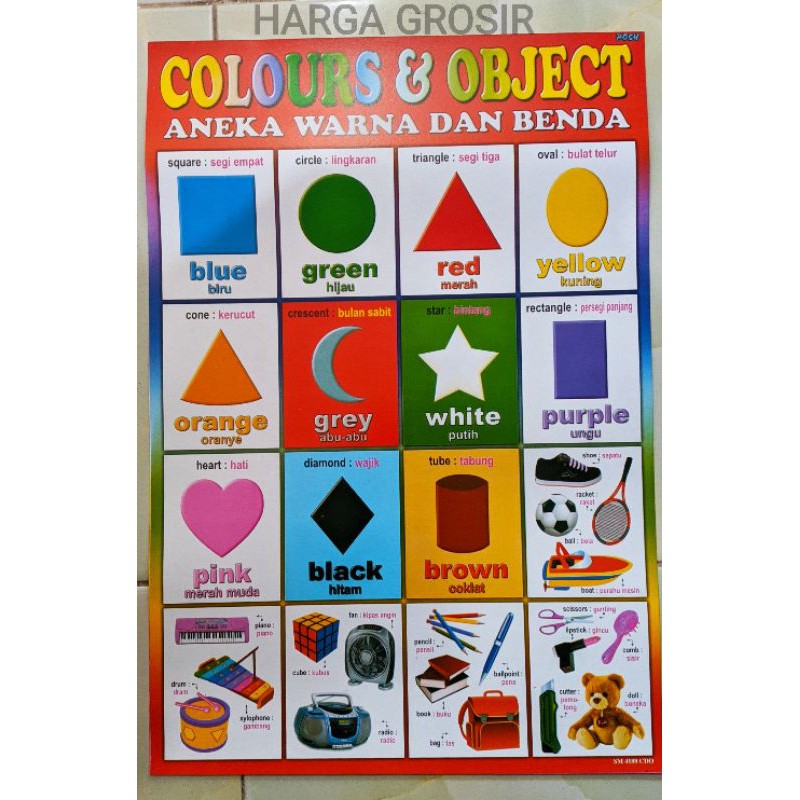 Jual POSTER ANEKA WARNA DAN BENDA | Shopee Indonesia