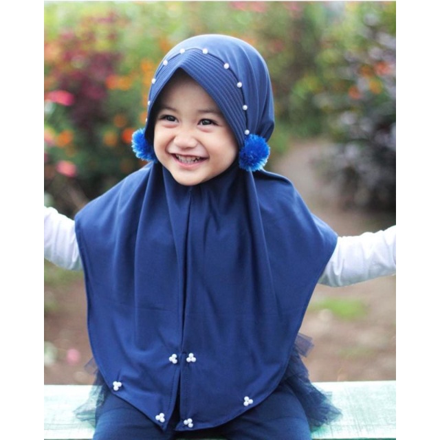 Jual hijab instan anak real pict//hijab anak lucu//hijab anak paud