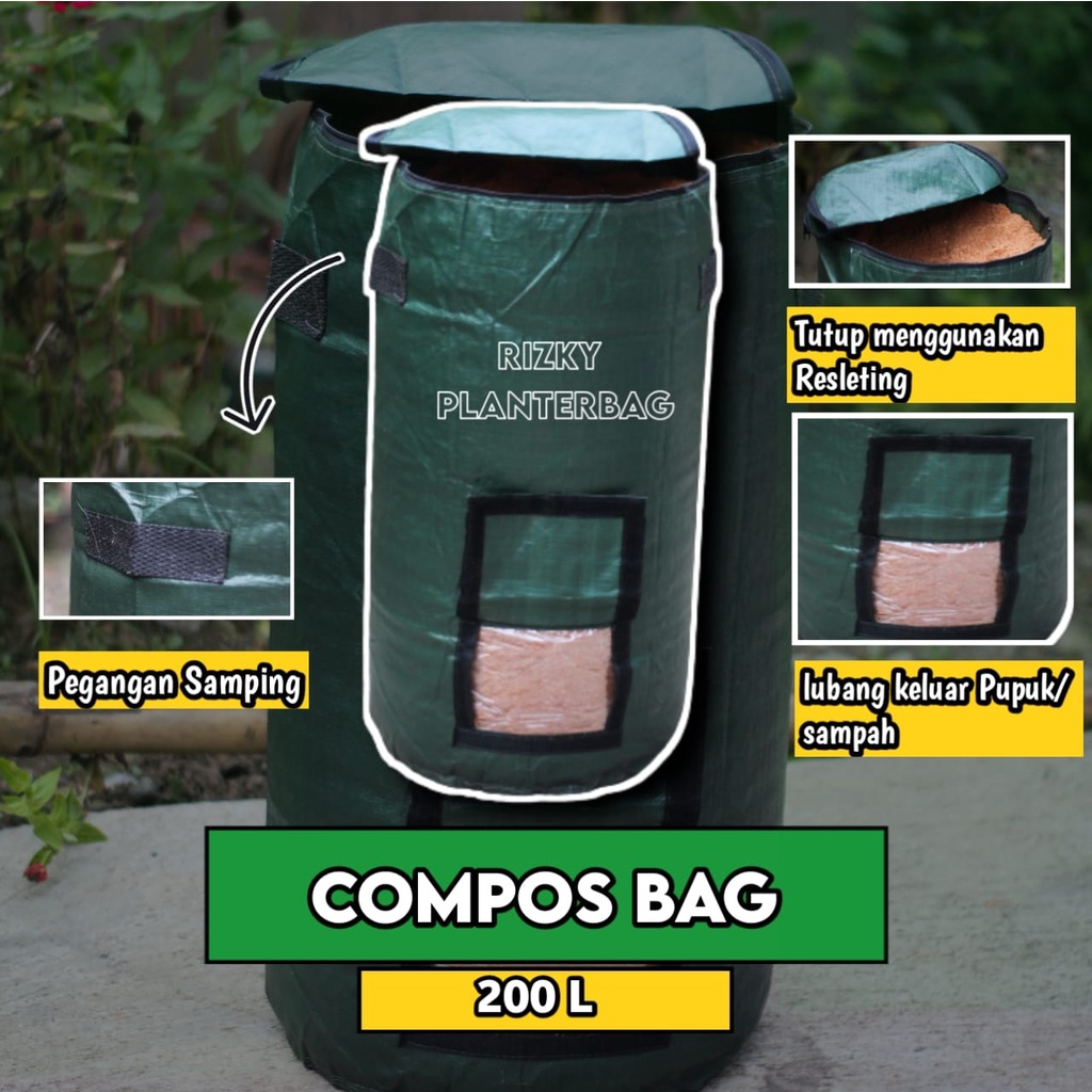 Jual COMPOST BAG TAS OLAH LIMBAH DAUN SAMPAH ORGANIK - PLANTER BAG ...