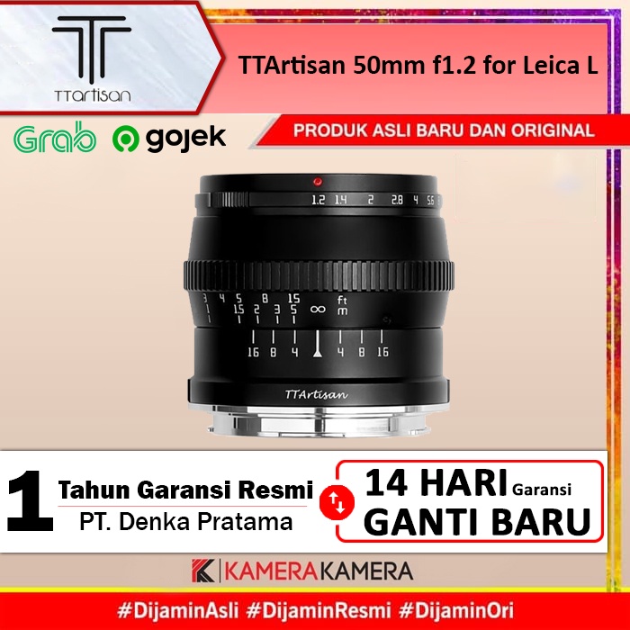 Lente Ttartisan 50 Mm F1.2 Aps-c Para Sony Con Montura E