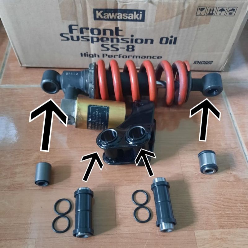 Jual Bosh Monoshock Bushing Unitrack Kawasaki Ninja RR SS KRR 150R 150 ...