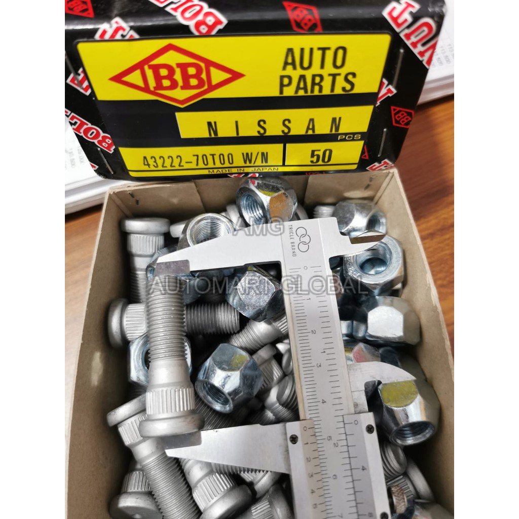 Jual baut roda nissan livina terrano march evalia serena apv japan ...