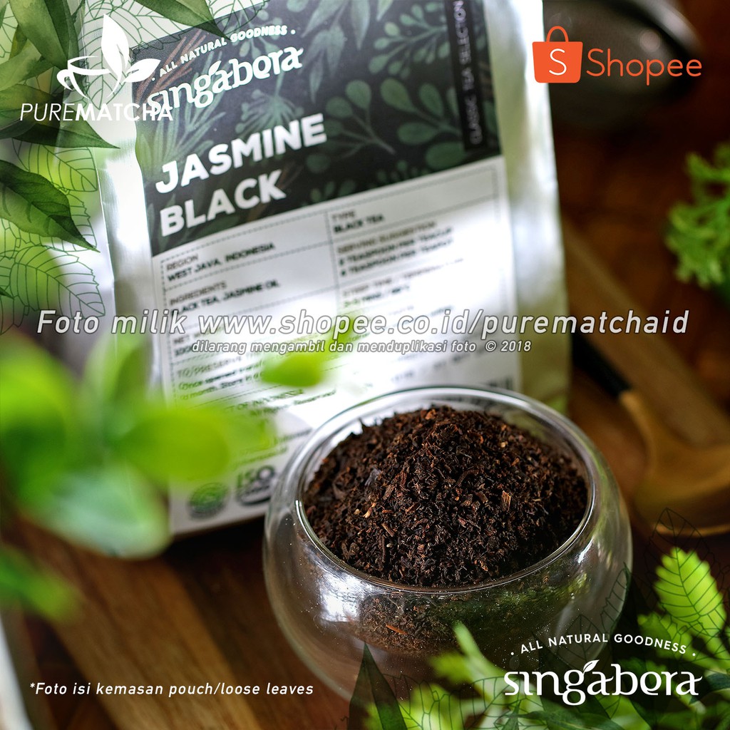 Jual Singabera Tea Jasmine Black Tea 10gr SAMPLE Teh Hitam Melati