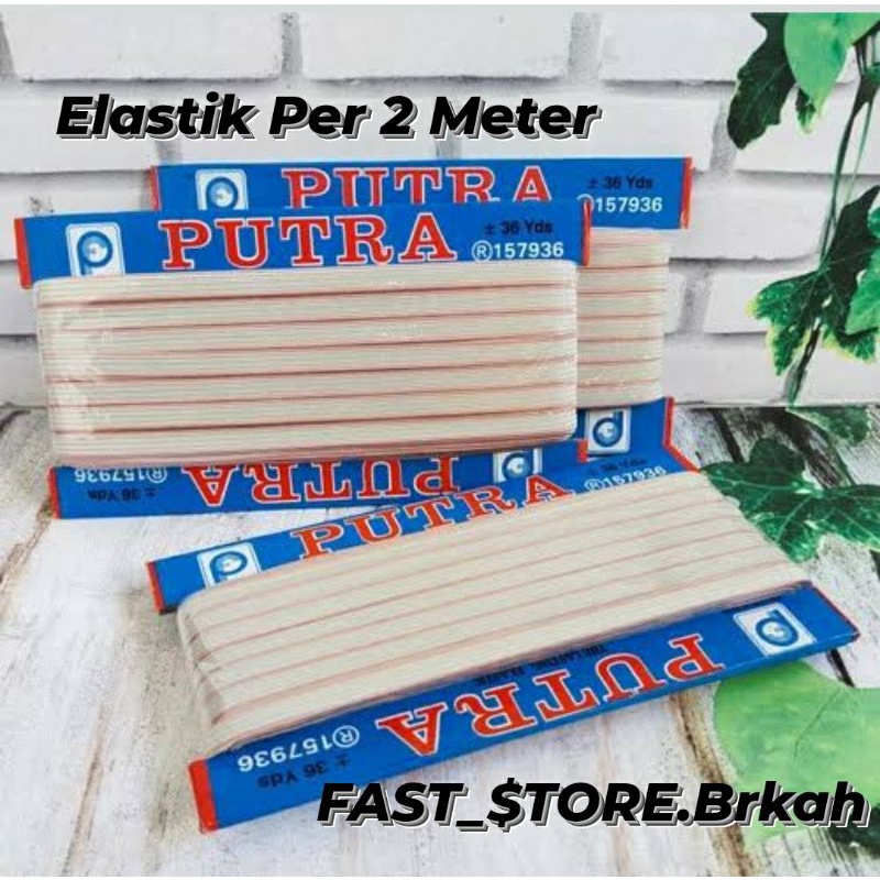 Jual Elastik Karet Kolor Papan Putra Karet Elastic Kolor Per Meter