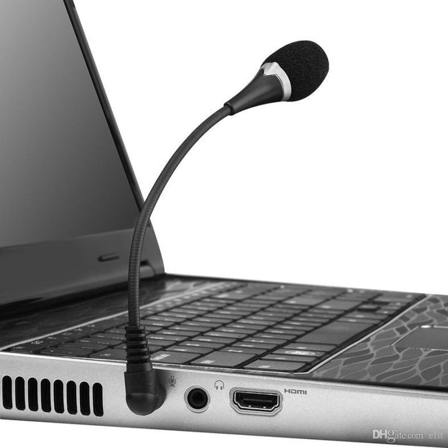 Jual Mini Portable Microphone Laptop Netbook PC Handphone Kamera