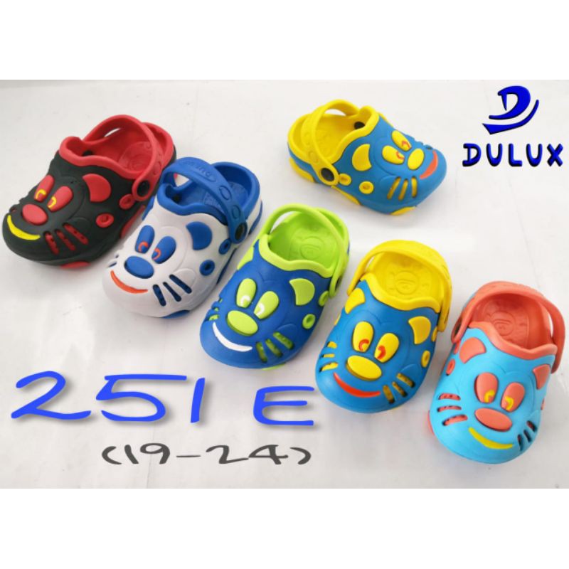 Jual sandal sepatu kucing anak dulux 251E | Shopee Indonesia