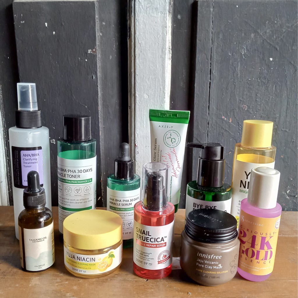Jual BOTOL SKINCARE BEKAS/BOTOL SKINCARE/DUMMY BOTOL SKINCARE/TEMPAT