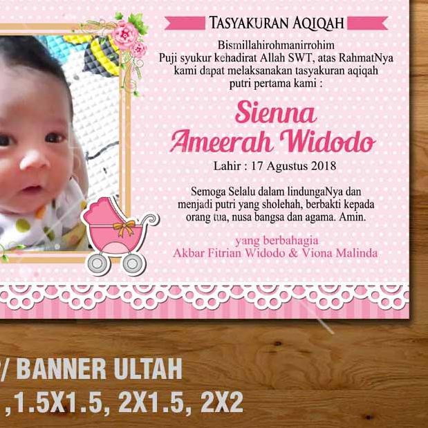 Jual AQIQAH BANNER/ BACKDROP/ SPANDUK | Shopee Indonesia