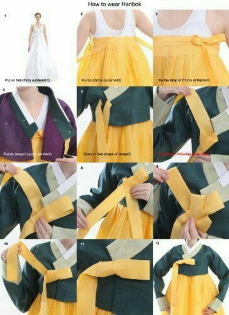 Pola baju hanbok modern best sale