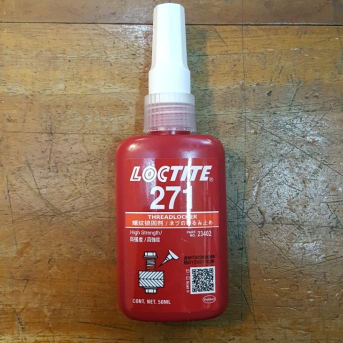 Jual Loctite 271 / Lem Baut / Threadlocker 50ml 50 ml | Shopee Indonesia