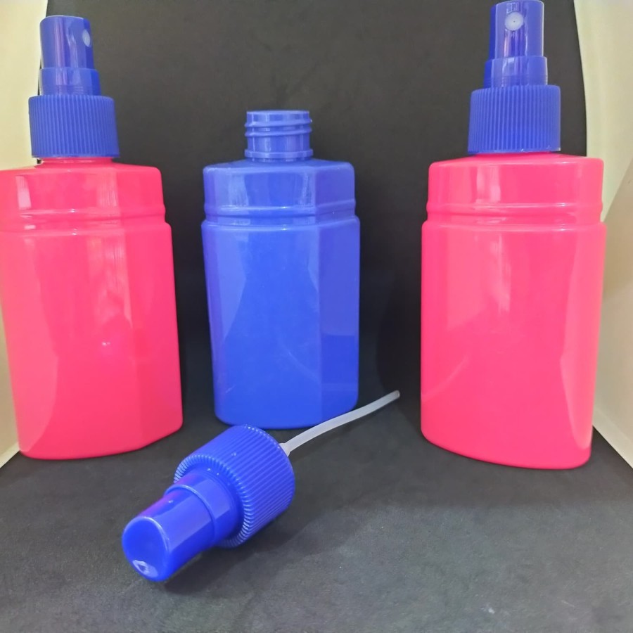 Jual Botol sprey 100ml tanpa tutup cap warna warni jelly | Shopee Indonesia