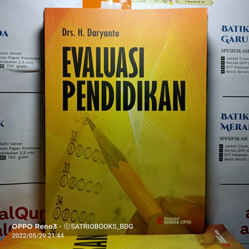 Jual EVALUASI PENDIDIKAN. Drs. H. DARYANTO. ORIGINAL | Shopee Indonesia