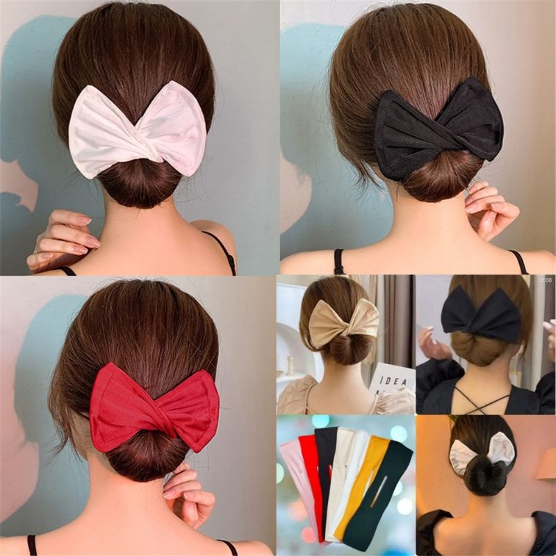 Jual Magic Hair Bun Maker Hairdini Pita Donut Styling Bands Donat ...