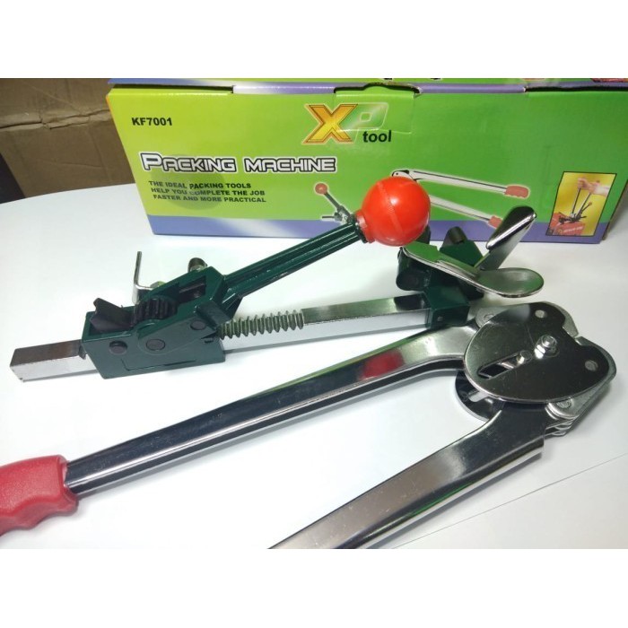 Jual Strapping Band Tool Xp Model Bison Alat Klem Packing Kardus Packer