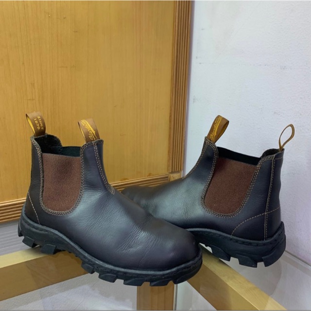 BRAND NEW Blundstone Original 500 Series Stout Brown Boots AUSSIE Brand Sepatu Pria