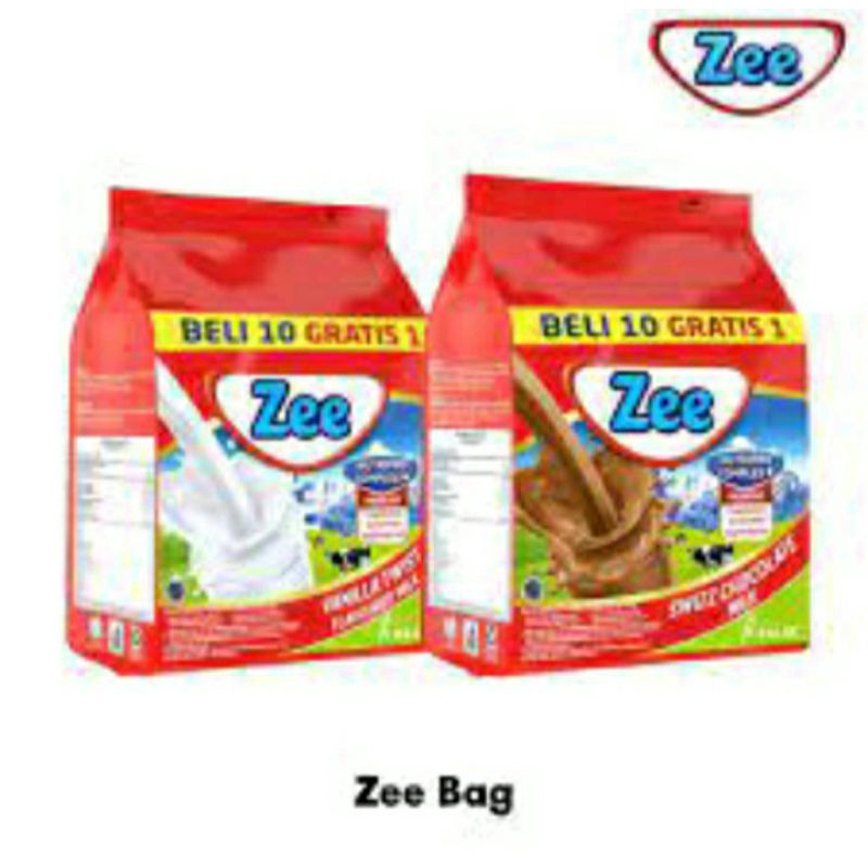 Jual Zee Sachet Renceng Vanila dan Coklat isi 10 X 40gr | Shopee Indonesia