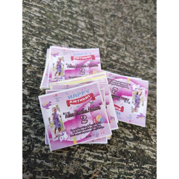 Jual Stiker Miror Cocok Label Produk Apapun Ukuran 2x3cm | Shopee Indonesia