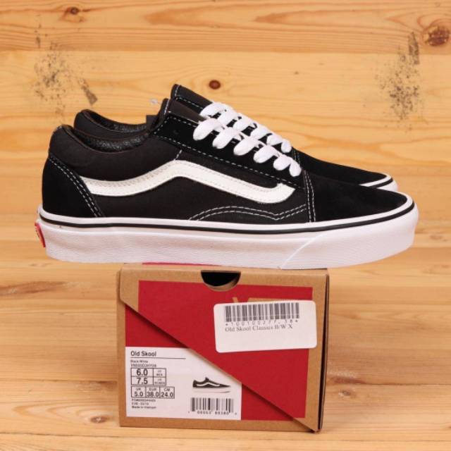 Vans Old Skool Black White VN000D3HY28 47 OFF