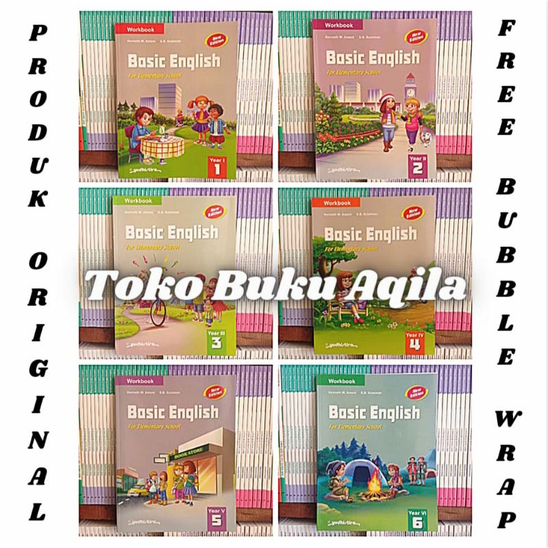 Jual Workbook Basic English Kelas 1 2 3 4 5 6 SD Yudhistira New Edition ...