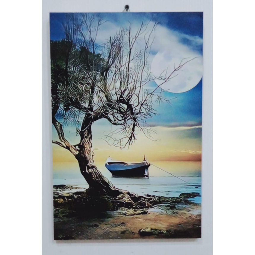 Jual HIASAN DINDING MOTIF PEMANDANGAN SESUAI GAMBAR / 20X30 / PD-1H