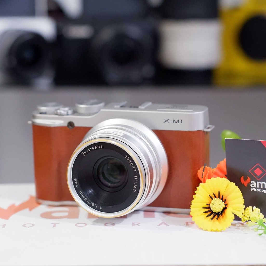 Jual FUJIFILM XM1 Lensa Fix 25mm F1.8 7artisans Kamera Mirrorless