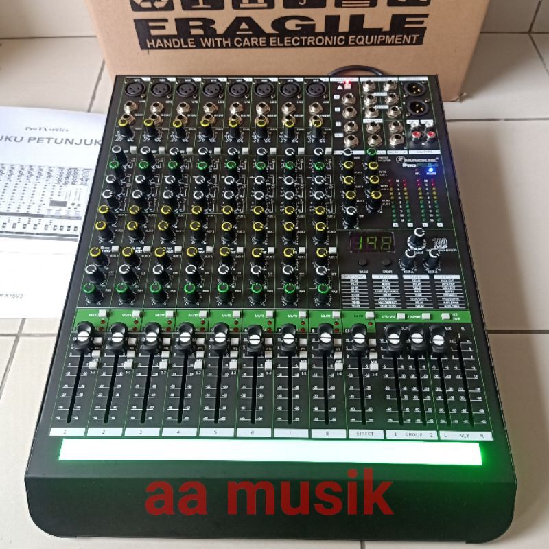 Jual MIXER AUDIO MACKIE PRO FX 8 V3 FULL 8 CHANNEL PRO FX8V3 | Shopee