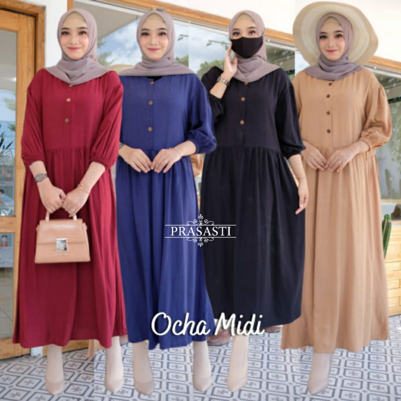 Midi dress outlet shopee