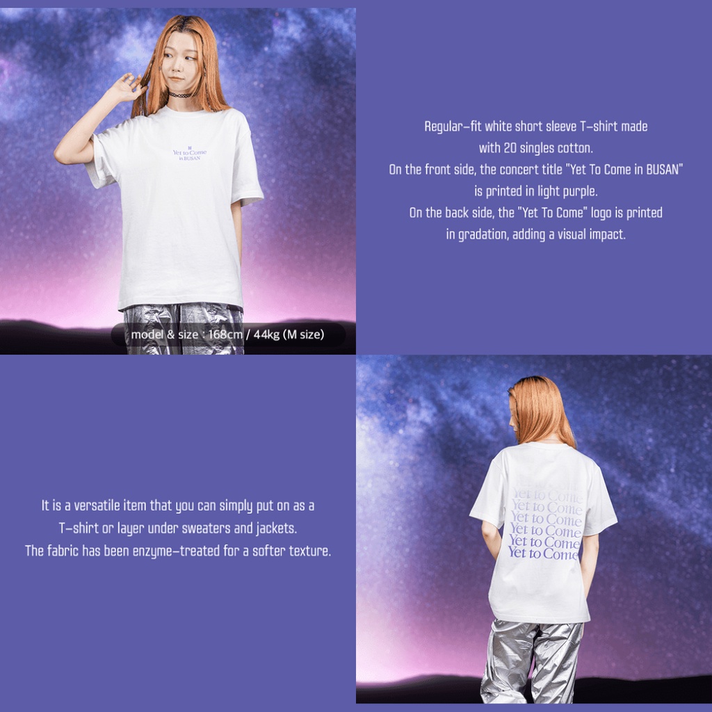 Jual [PO] BTS: Yet to Come (YTC) BUSAN Merch (MD) - S/S T-Shirt