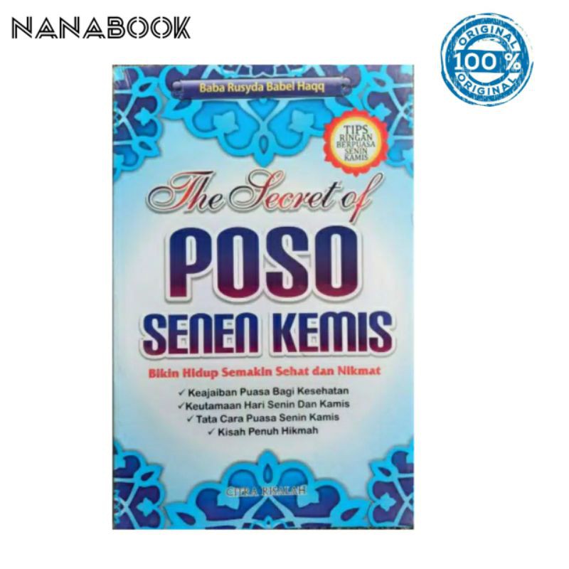 Jual BUKU AGAMA ISLAM THE SECRET OF POSO SENIN KEMIS | Shopee Indonesia