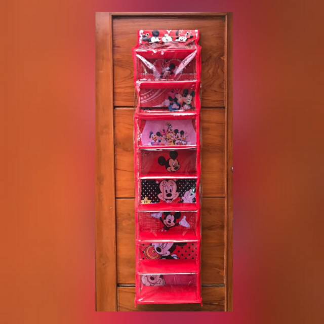 Jual Rak Sepatu Gantung Motif Mickey Mouse | Shopee Indonesia