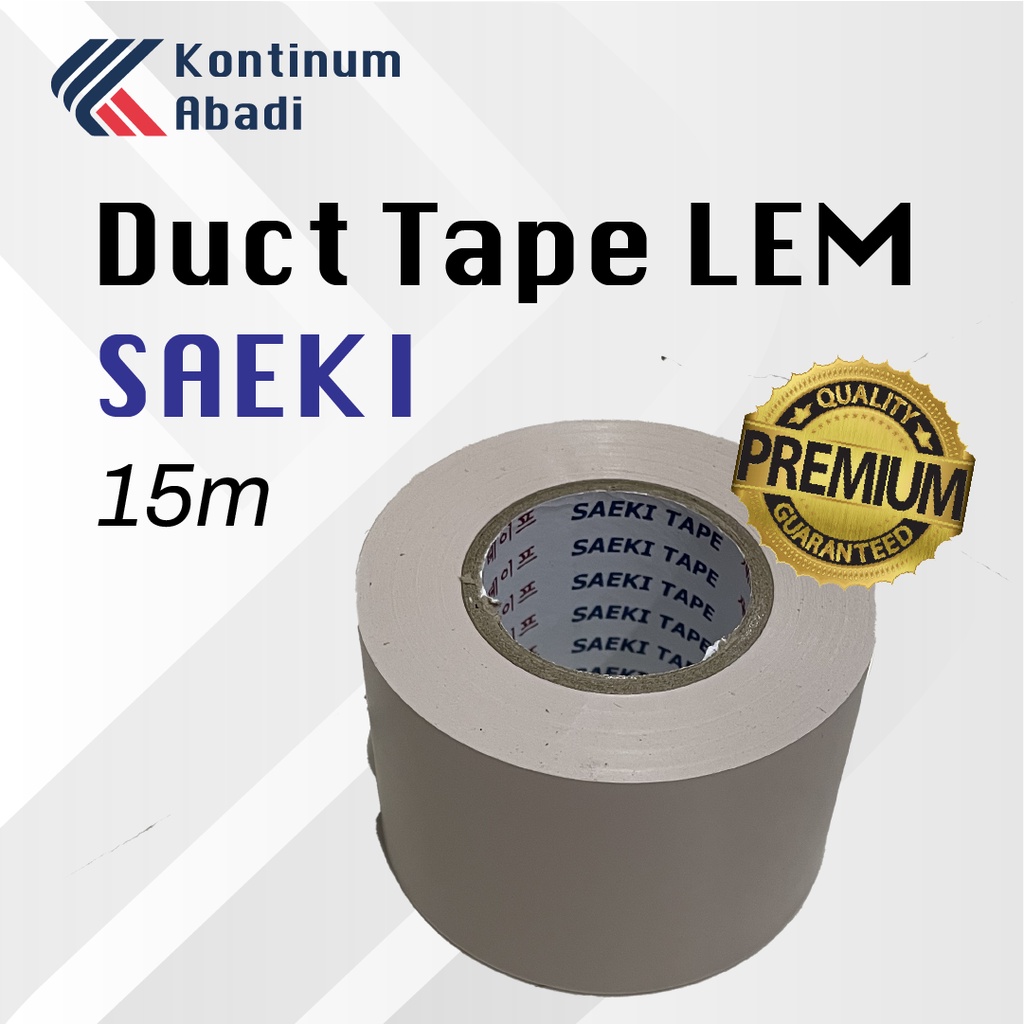 Jual Duct Tape Lakban Isolasi Lem Ac Merek Saeki 15m Shopee