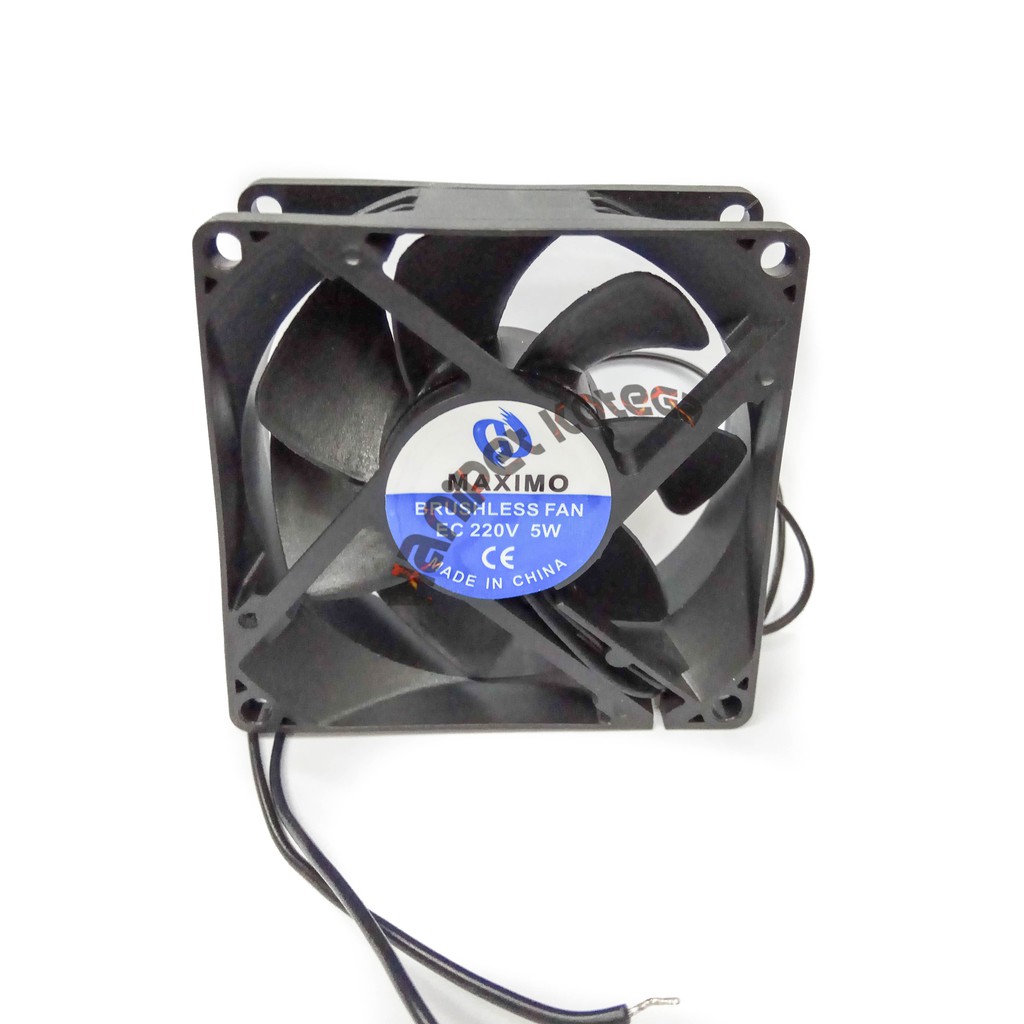 Jual Maximo 220V 5W Fan AC Body Plastik 9cm Kipas AC Brushless Fan ...