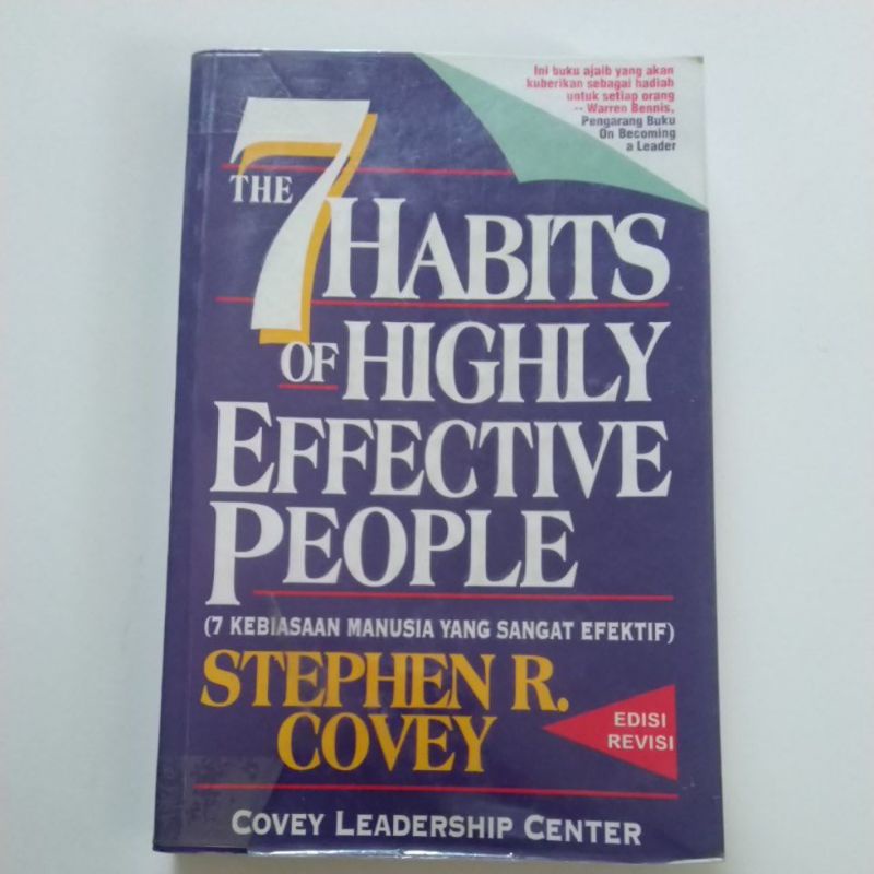 Jual Buku Motivasi The 7 Habits Of Highly Effective People - Stephen R ...